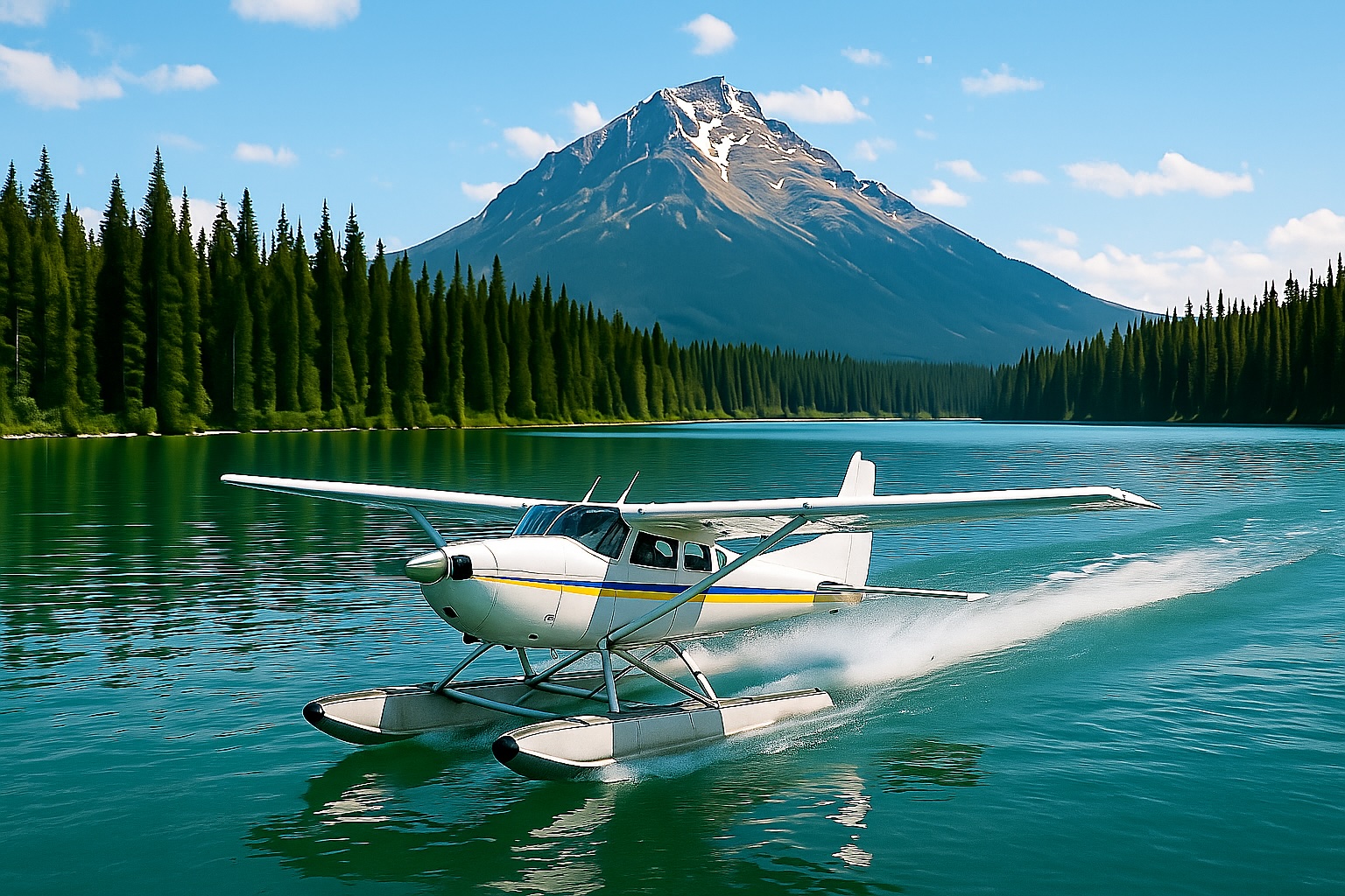 How the Seaplane Landed on Mirror Lake